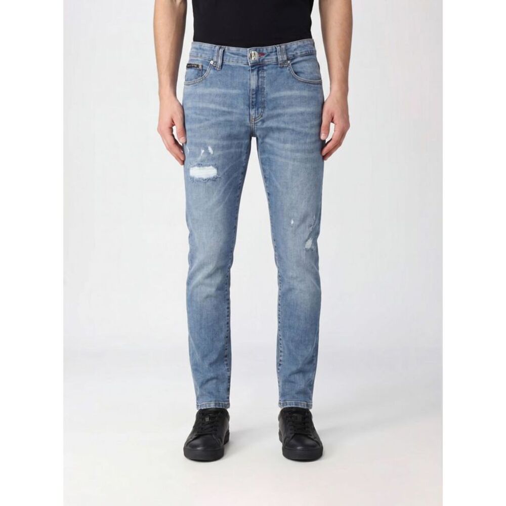 Philipp Plein Jeans Men Blue